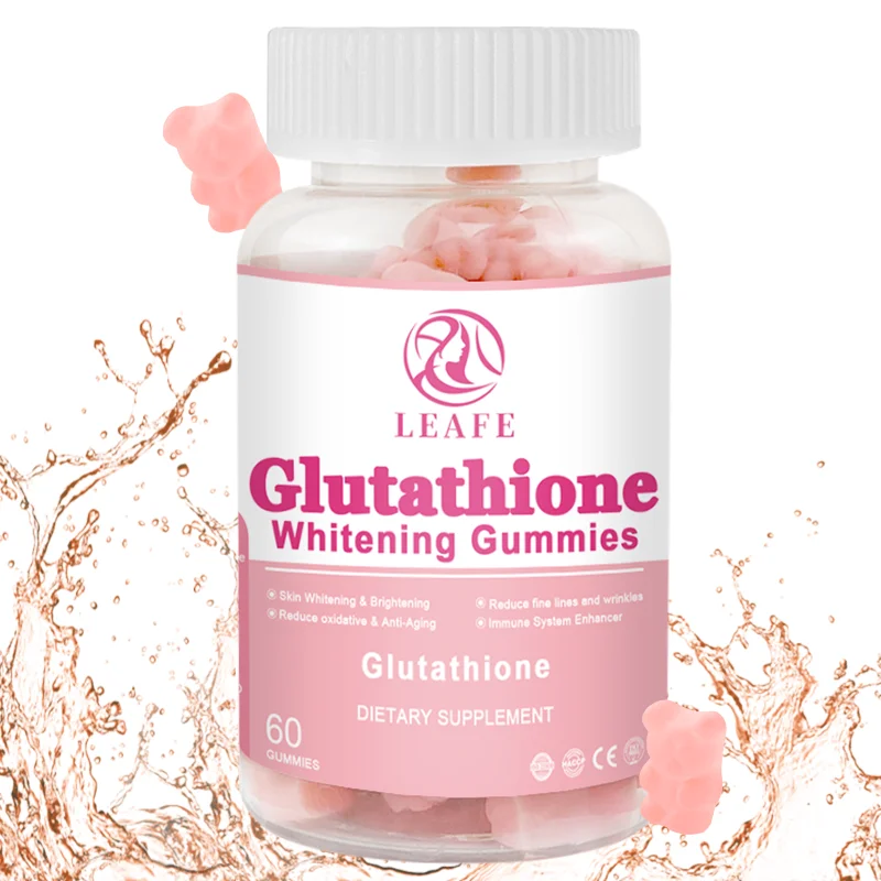 High Quality Anti-Aging Glutathion Skin Whitening Gummies Support Customized Formula Production Herbal Beauty Supplements High Quality Anti-Aging Glutathion Skin Whitening Gummies Support Customized Formula Production Herbal Beauty Supplements