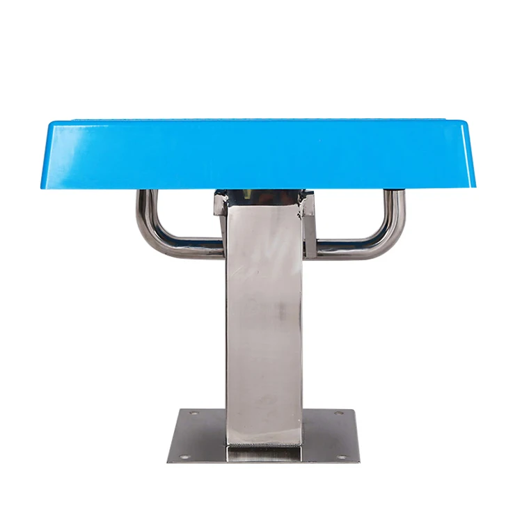 Stainless Steel Starting Block for Swimming Pool Matches Rectangle Shape