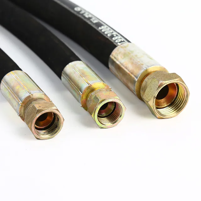1/2 3/8 3/4 Sae100 R12 Hydraulic Hose Pipe Wire Spiral Rubber Hose For Hydraulic Oil