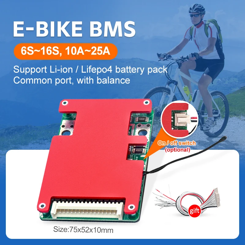 TDT Li-Ion bms 13s 48V 15A BMS 48 1 V 54 6 18650 литиевый аккумулятор со сбалансированным переключателем для
