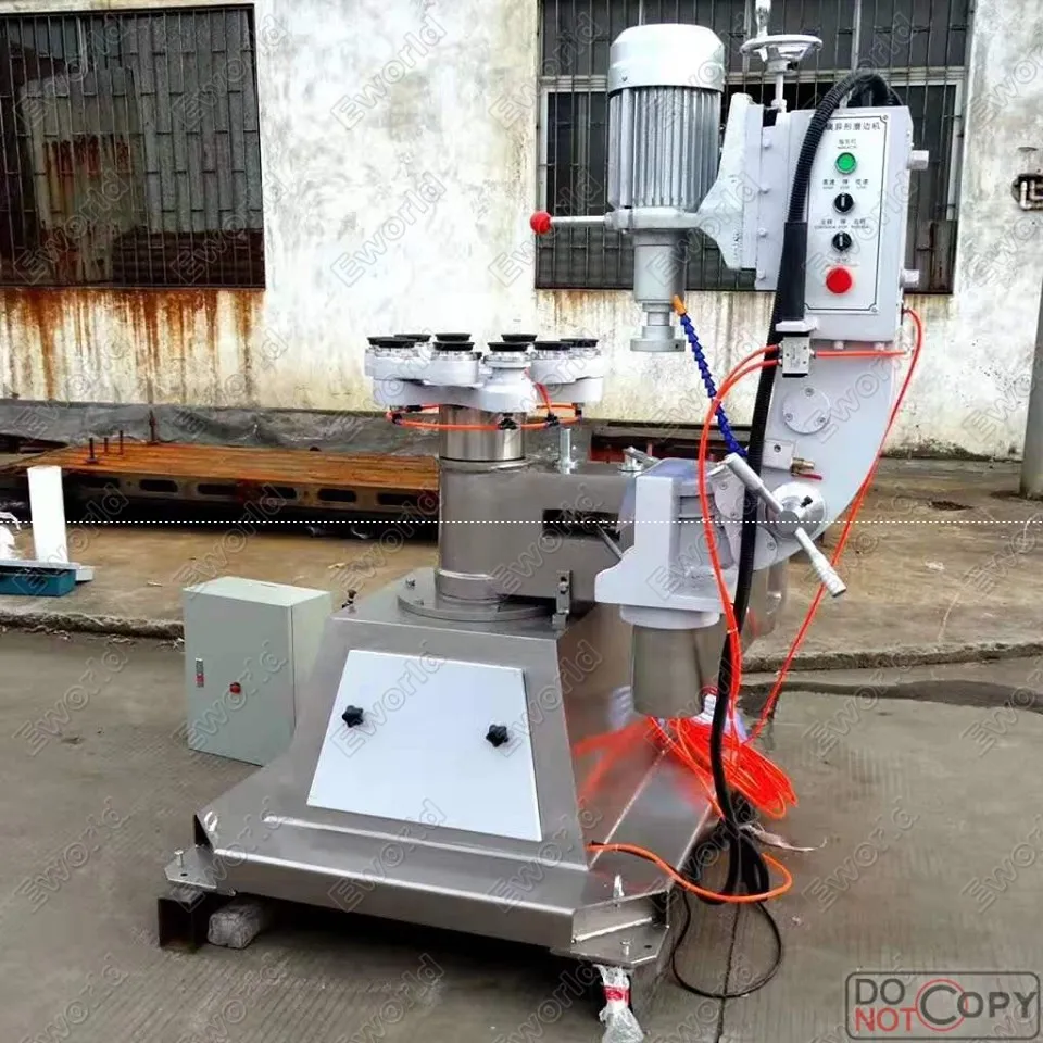 Manual Irregular Rough Grinding Fine Grinding and Polishing in One Glass Shape Edge Polishing and Grinding Machine