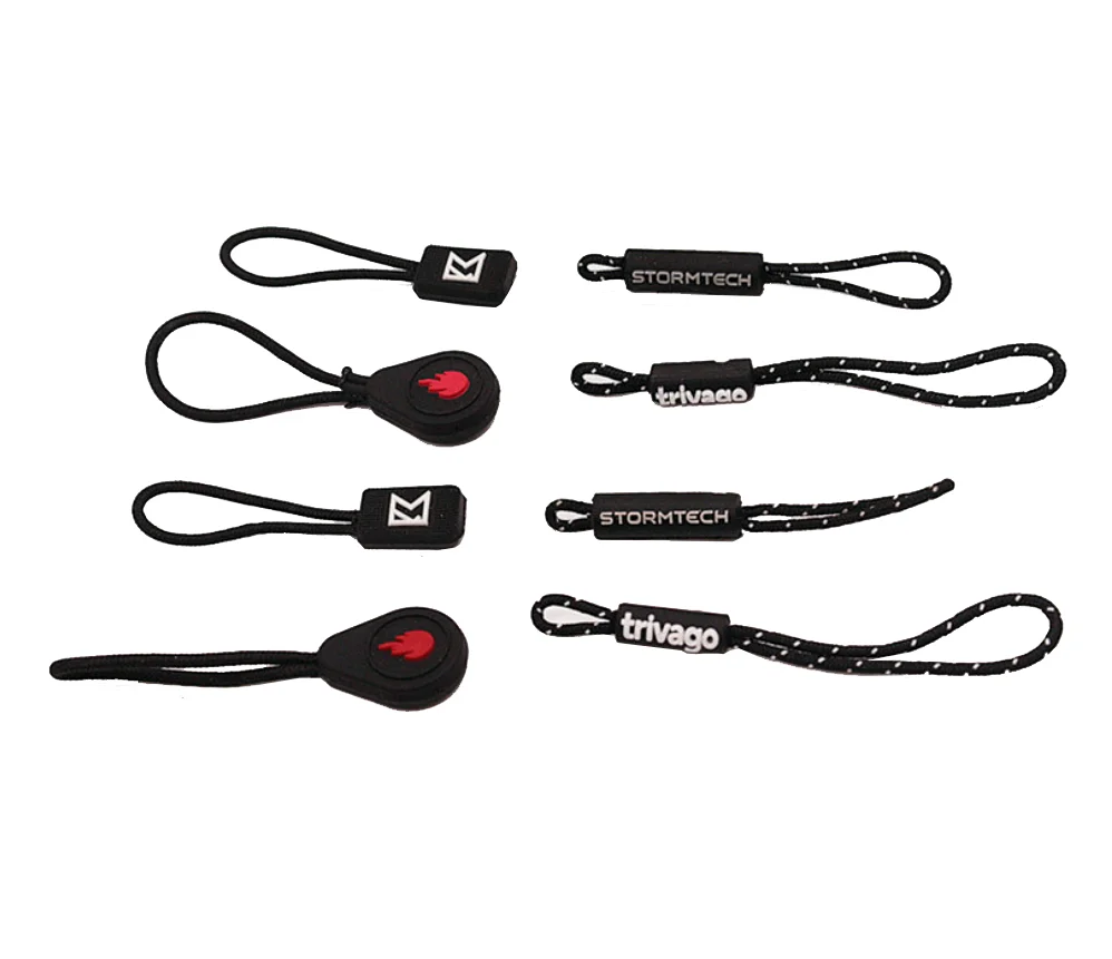 Прямая поставка с завода, оптовая продажа, изготовленный на заказ, съемник из ПВХ на молнии, шнур, подвеска для сумок