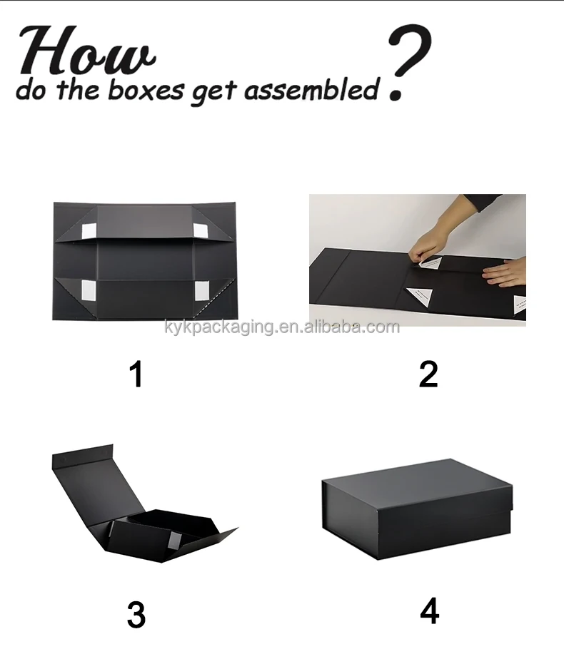 Custom Corrugated Paper Gift Box Luxury Packaging Rigid Cardboard