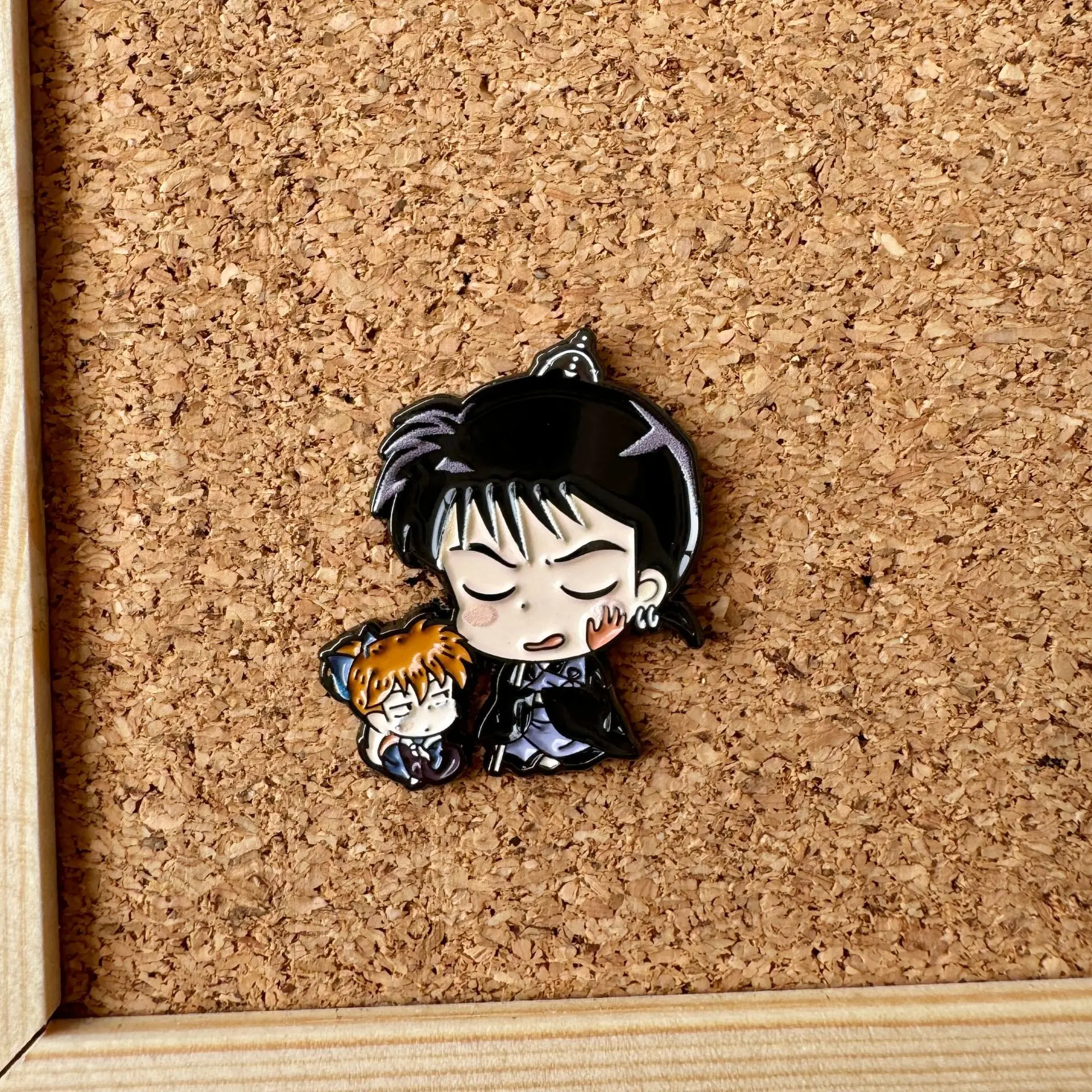 犬夜叉バッチ 日本のアニメメタルバッジ犬夜叉漫画キャラクタースクールバッグ装飾