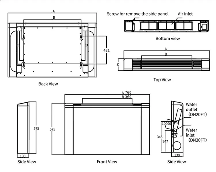 Fan Coil Unit, Wall, 0.9-3.5, Water - detail 20