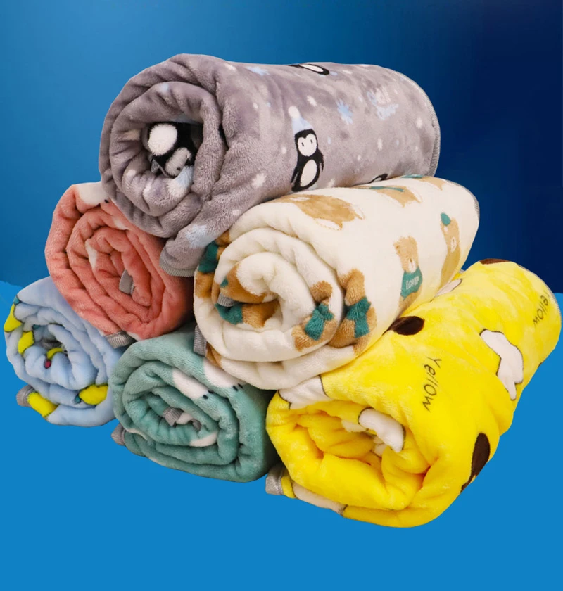 Winter Warm Dog Blanket Soft Pet Blanket For Dogs Cats Comfortable Dog