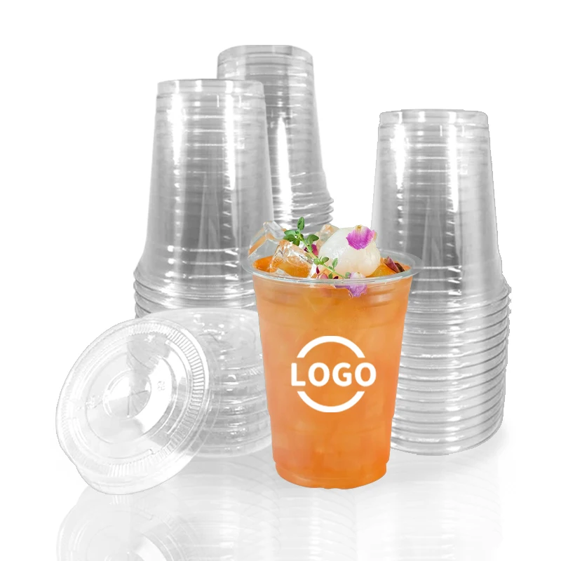 16 Oz PET Cups - Perfect for Coffee and Ice Beverages