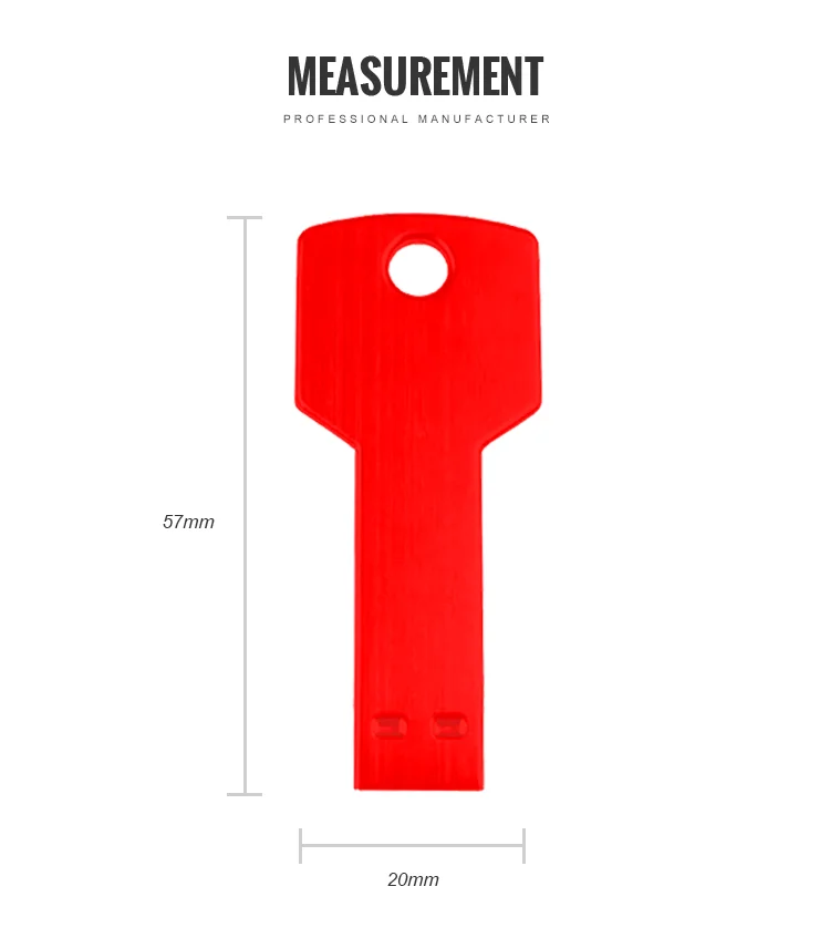 New design usb stick metal waterproof key usb 3.0 usb flash drive - ANKUX.COM