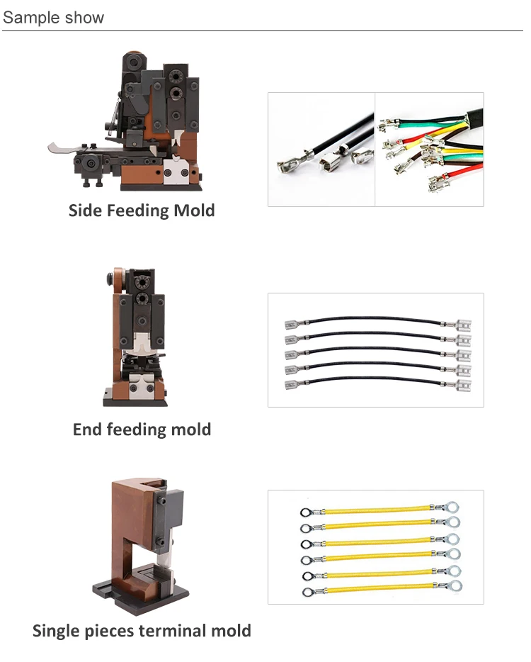 Eastontech Automobile Wire Harness 1.5T/2T Semi Automatic Terminal Crimping Machine Cable Crimp Machine Wire Crimper