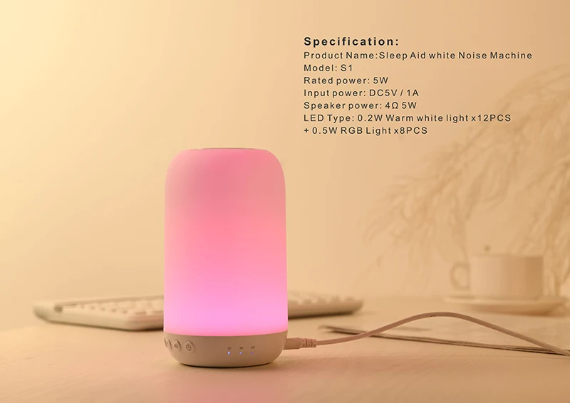 
Лучший sleepmate снотворное, обеспечивающий естественное звучание светодиодный ночник машина белого шума для ребенка спать ночью 