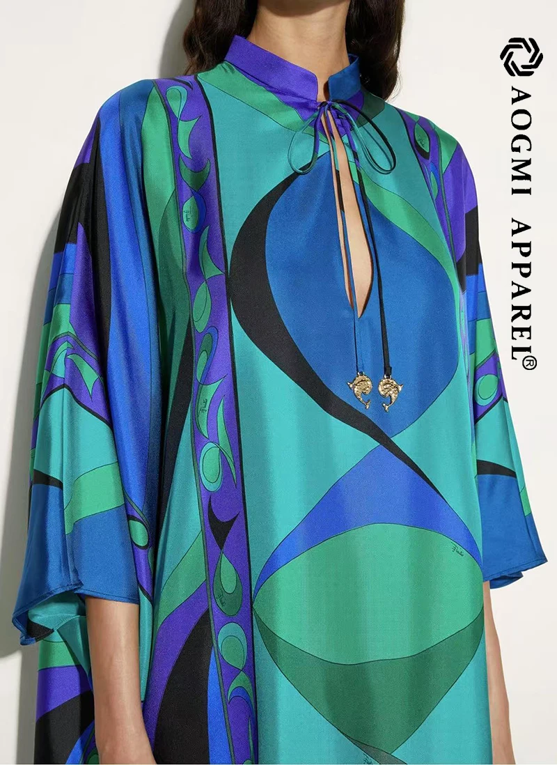 Summer Fashion Casual Dress with Lace-up Feature Natural Waistline for Daily Wear