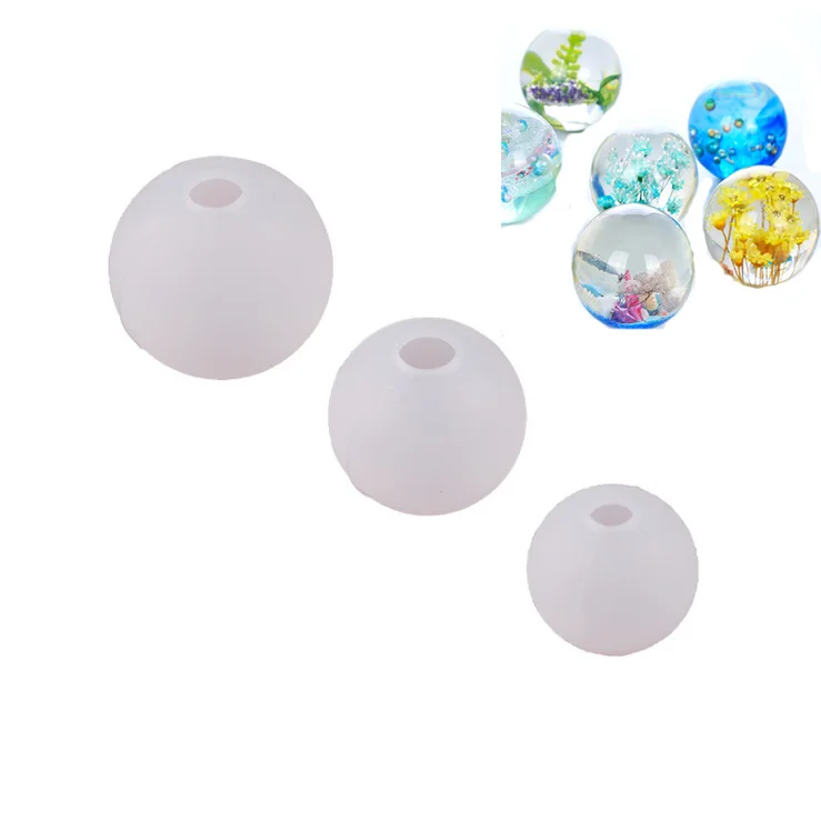 30mm Sphere Ball Silicone Mold | 3D Round Mold | UV Resin Clear Mold |  Epoxy Resin Soft Mould