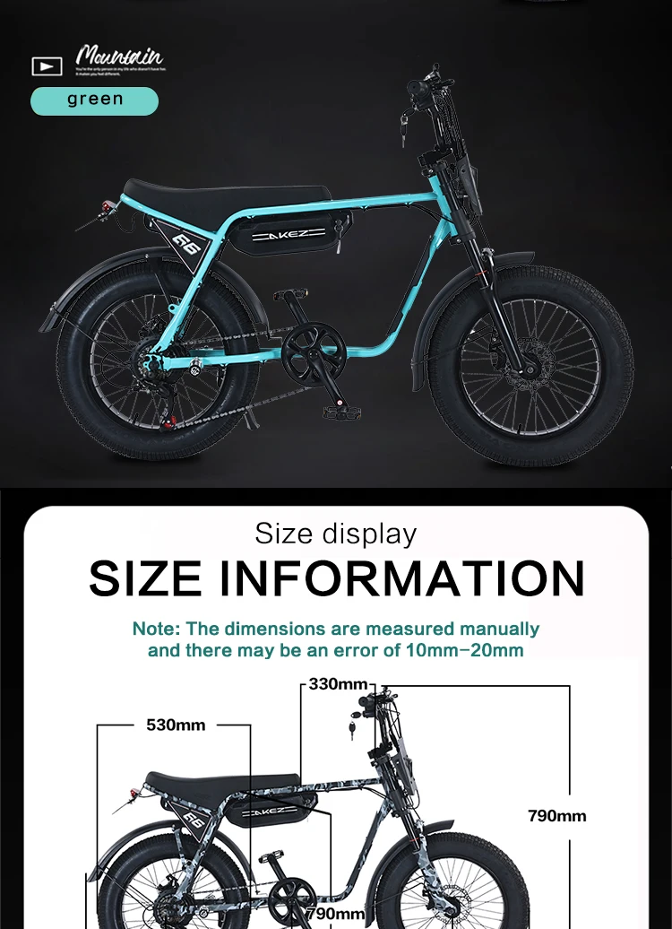 Super Ebike ZX Z1 Z ZG Miami 73 Adventure Bicycle 52 Volt