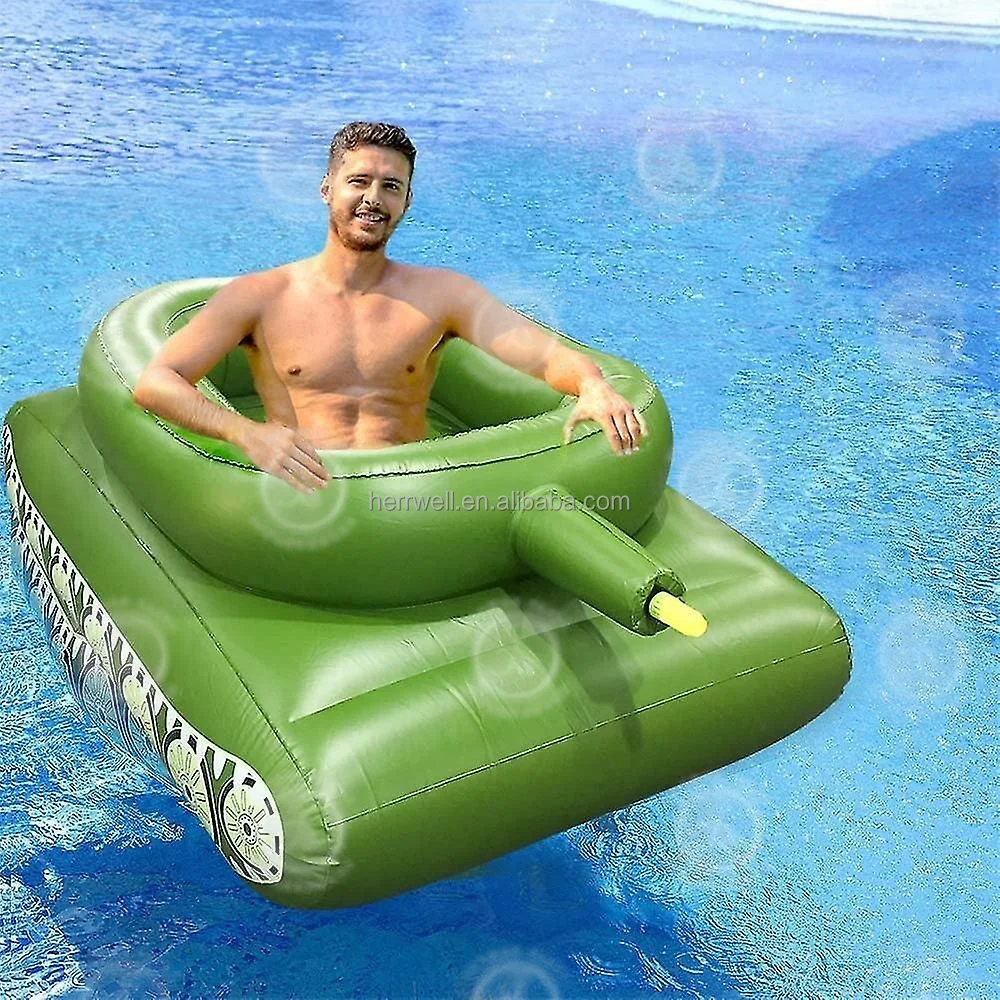 Pool Toys MOYACA Inflatable Tank Pool Float With Water Gun, India