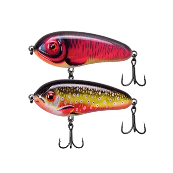 Live Bait 60mm 11g Freshwater Trembling Sinking JERK BAIT Snakehead Mandarin Fish Plastic Fishing Lure With Hooks – Hooks – view 3