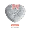 Patrón de corazón grande de punto en relieve