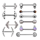 Piercing Right Grand Offer High Resolution Pictures ATSM F136 Titanium Nipple Ring Body Piercing Jewelry