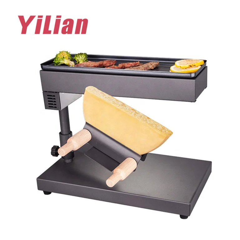Электрическая грелка для сыра в швейцарском стиле гриль растапливания с двусторонней антипригарной поверхностью