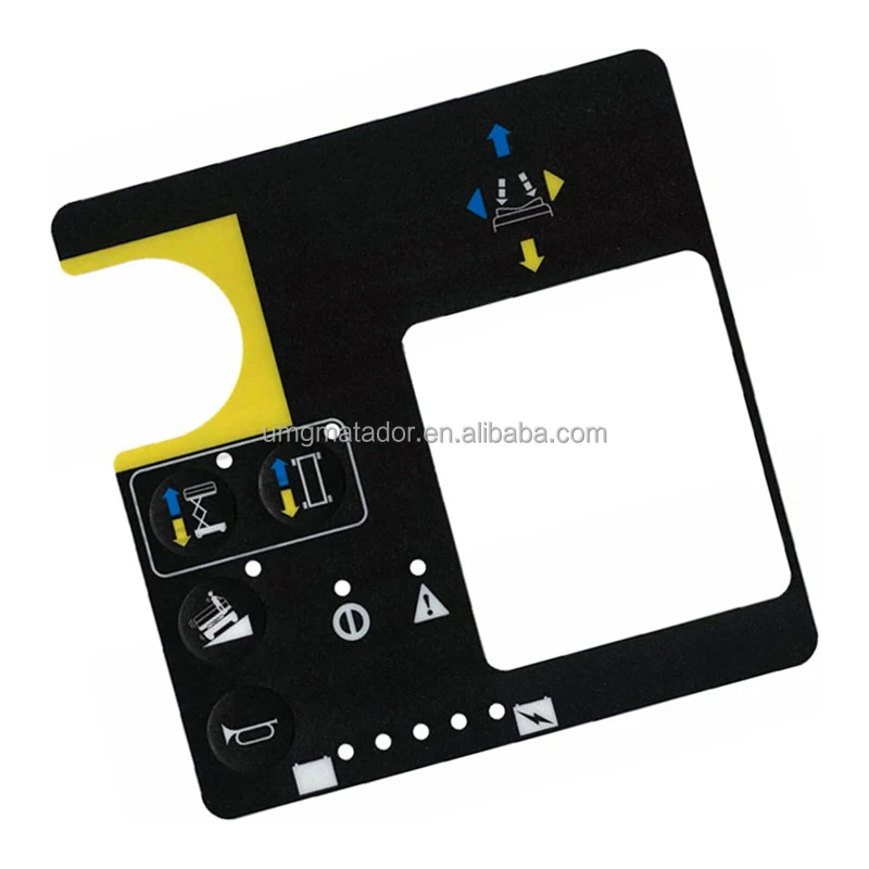 Genie GN76092GT Ground Control Box Overlay Decal For TMZ50 Towable Boom Lift
