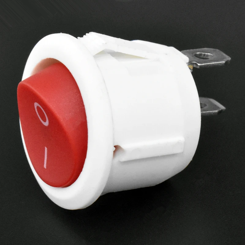 Kcd1 Red Rocker Round Switch On Off - Buy Kcd1 101 Rocker Switchs,On ...