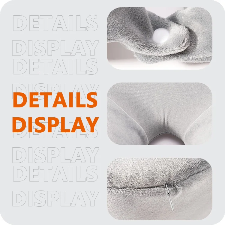 Neck Pillow for Travel Provides Double Support to the Head Neck and Chin Comfortable Airplane Travel Pillow Sleeping Pillow