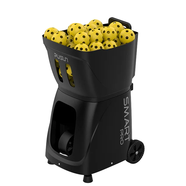 2025 Hot Sales Plastic Remote Control Training & Practice APP Control Automatic Electronics Pickleball Serving Machine