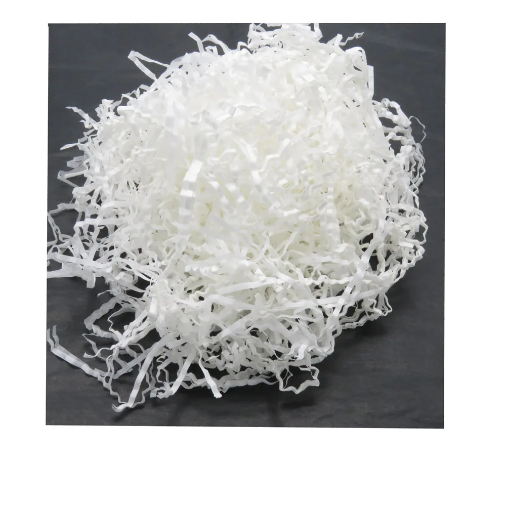 Shredded paper filler: paper shred for gift baskets