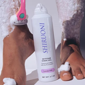 Lavender Milk Body Whitening Foam Shave Gel Refreshing Hair Removal Gel for Comfortable Use