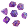 Purple with gold font (candy wrapper)