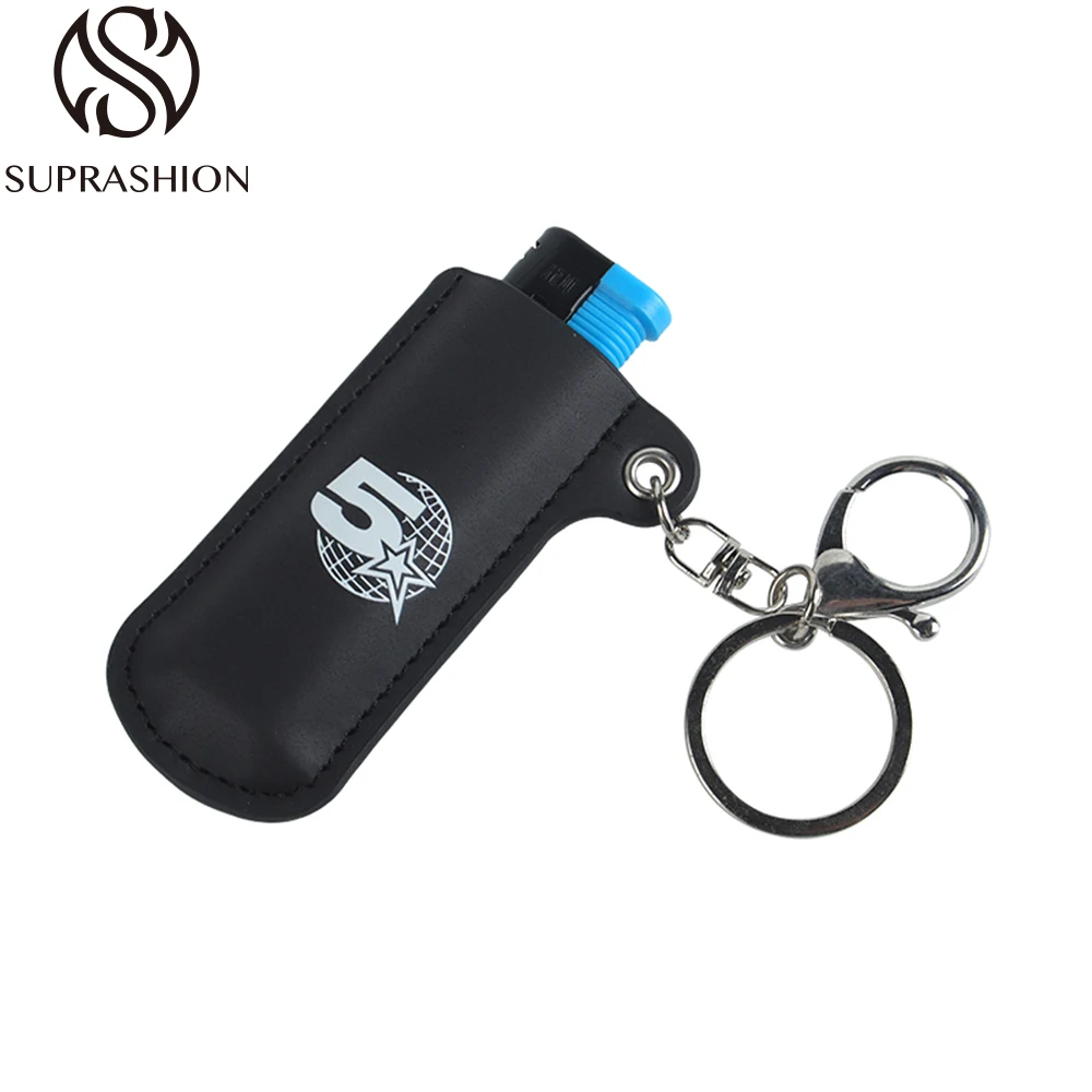 Creative Leather Lighter Keycase Lighter Control Keycase