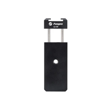 Fotopro Adjustable Metal Phone Clip Holder Stable Cell Phone Adapter Clip 1/4'' Cold Shoe Universal Clip Phone Holder detail image