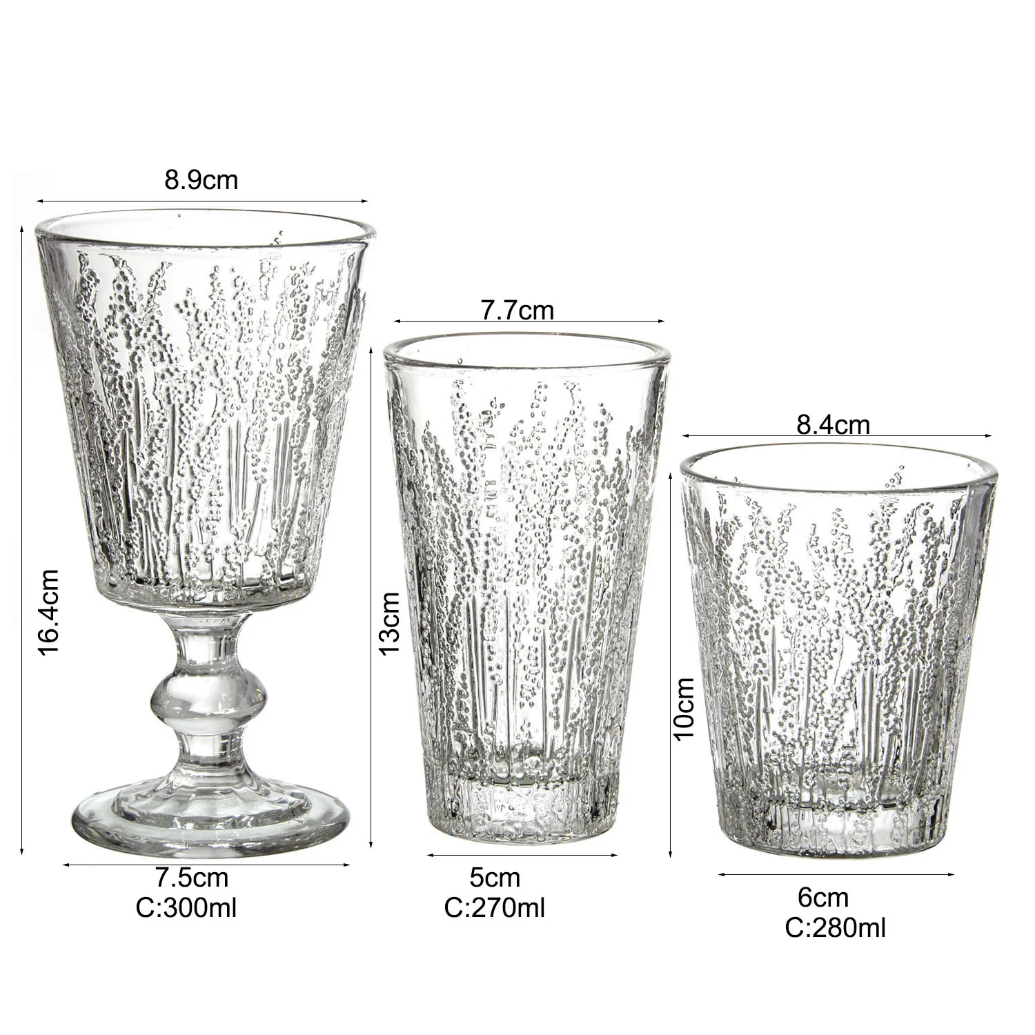 ミュージシャン TSB Goblet Glass Custom Mexico Lavender Purple Colored Embossed Water Tumbler
