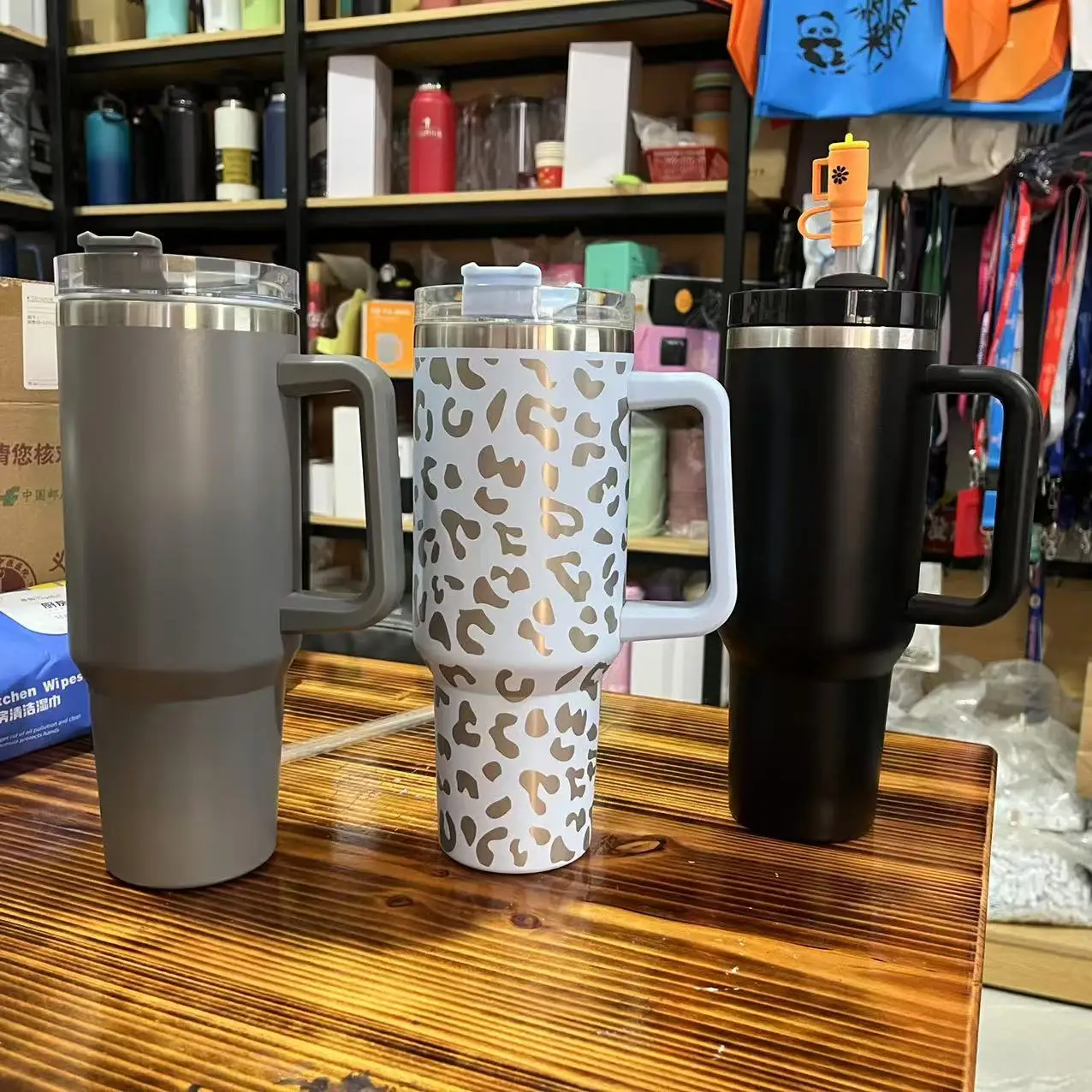 New Arrival 40oz Adventure Quench Stan Tumbler Cup With Handle Straw 40 oz  Double Walled Stainless Steel Vacuum Coffee Mug Cups| Alibaba.com