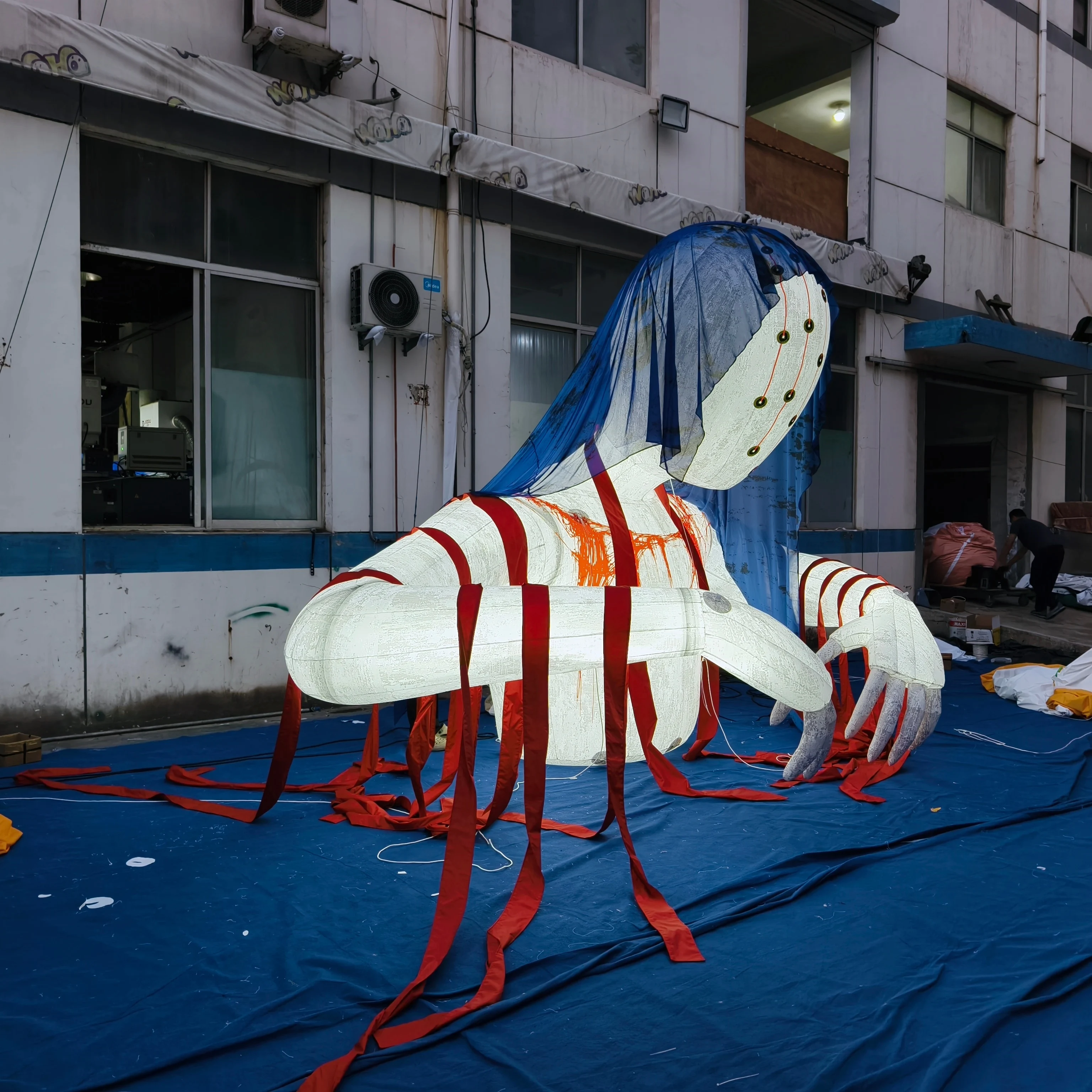 Professional Large Inflatable Horror Ghost Prop, Premium Advertising Inflatable for Commercial Exhibition & Promotion