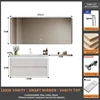 120Durasein Integrated Basin + Smart Mirror