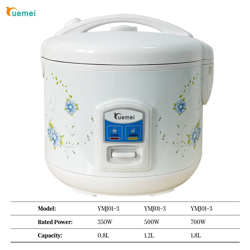 Silver Crest 5L Mechanical Rice Cooker with Resistors Including Measuring Cup and Paddle for Home Kitchen Use