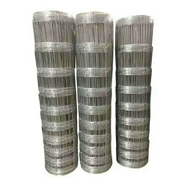 Galvanized Corrosion-resistant Field Fence Farming Game Fence For Cattle Fence Livestock Raising Animal Rearing