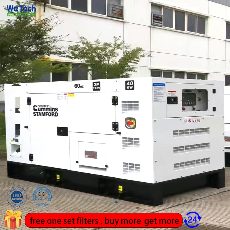 China Factory Direct Sell Generator 3 Phases 30kw 37.5kva diesel Generator  Power Engine for Sale