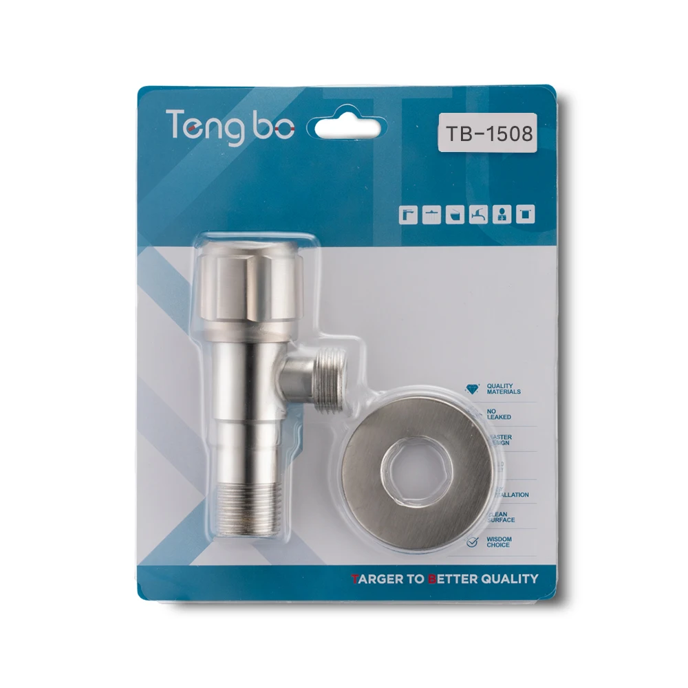 TB1508 manufacture sus304 stainless steel toilet valve angle toilets