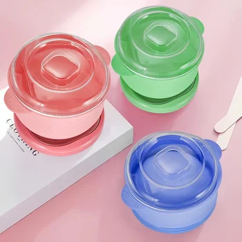 Electric Wax Melt Warmer Collapsible Silicone Bowl Hair Removal Wax Warmer Paraffin Wax Heater Machine
