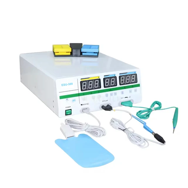 Electrosurgical cautery machine diathermy electrosurgical cautery unit bipolar monopolar