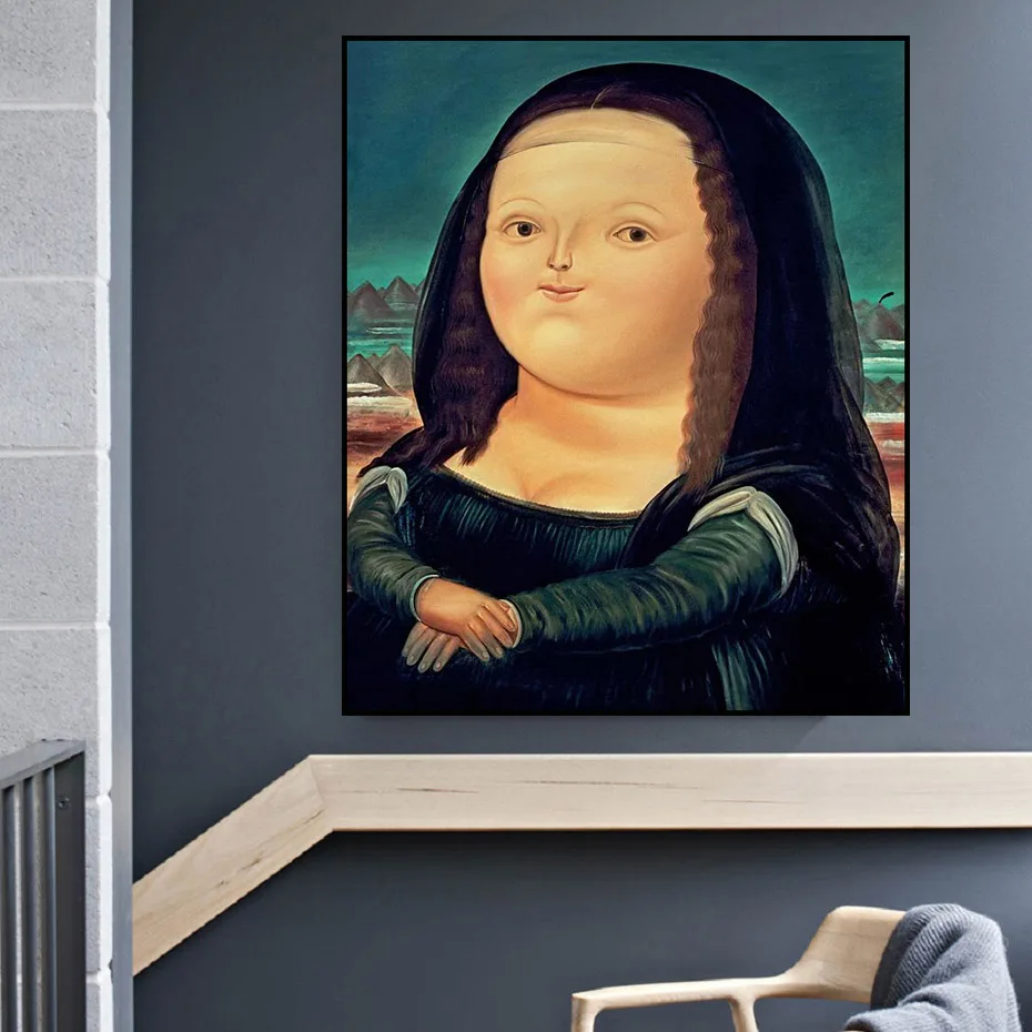 Giả Mạo Mona Lisa Bức Tranh Tường Nhà Máy Tùy Chỉnh Phòng Khách ...