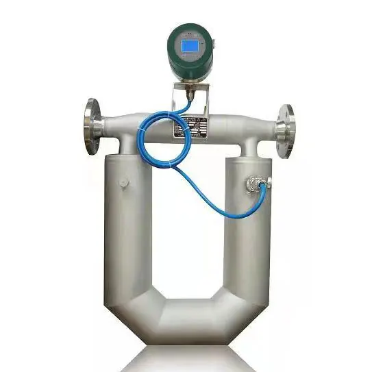 Diesel Bitumen Coriolis Mass Flowmeter Mass Integrate Compact Flow Meter
