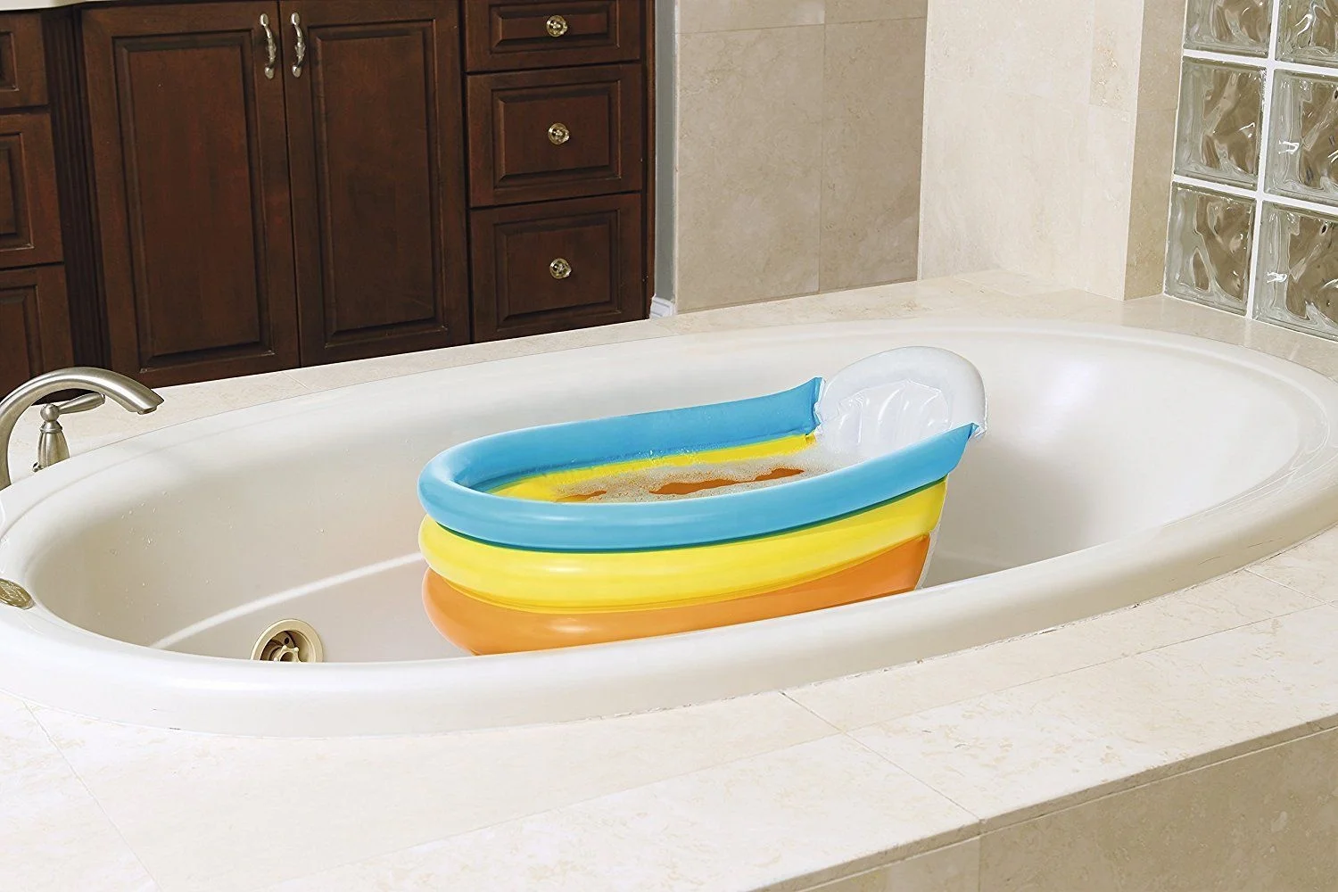 Bestway 51134 Inflatable Baby Shower Basin Safe Bath Pool