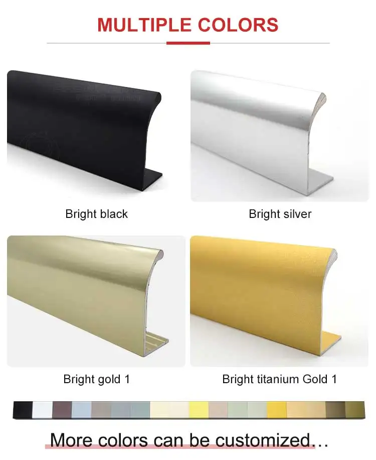 Modern Kitchen Design Drawer Cabinet Door Frame G Handle Aluminium ...