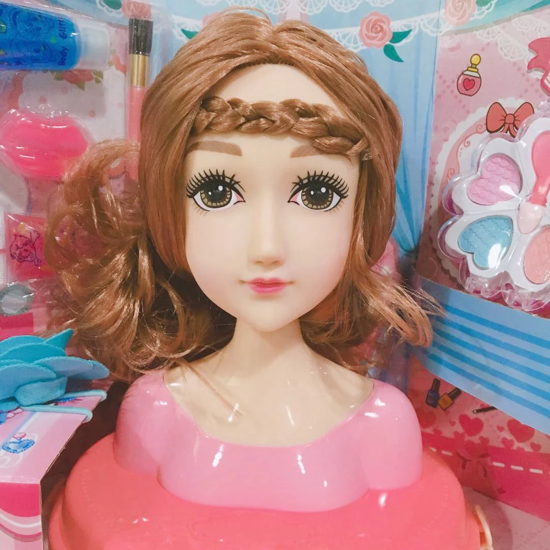 Princess Game Toy for Girls - Beauty Set Fashion Girl Make up Plastic Hairs...