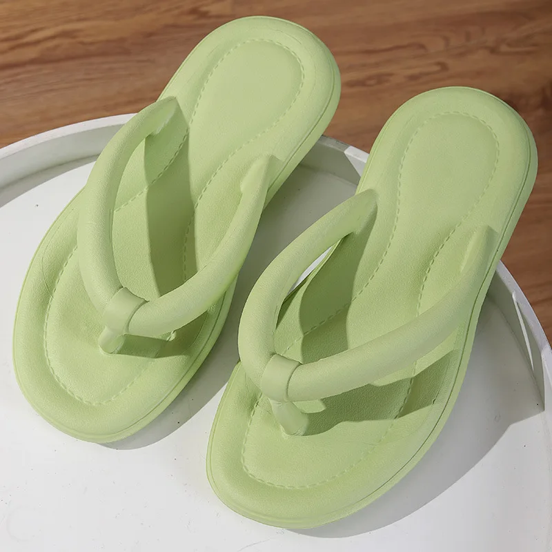 XS0476 2024 New Trend Candy Women's Flat Bottom Flip-flops