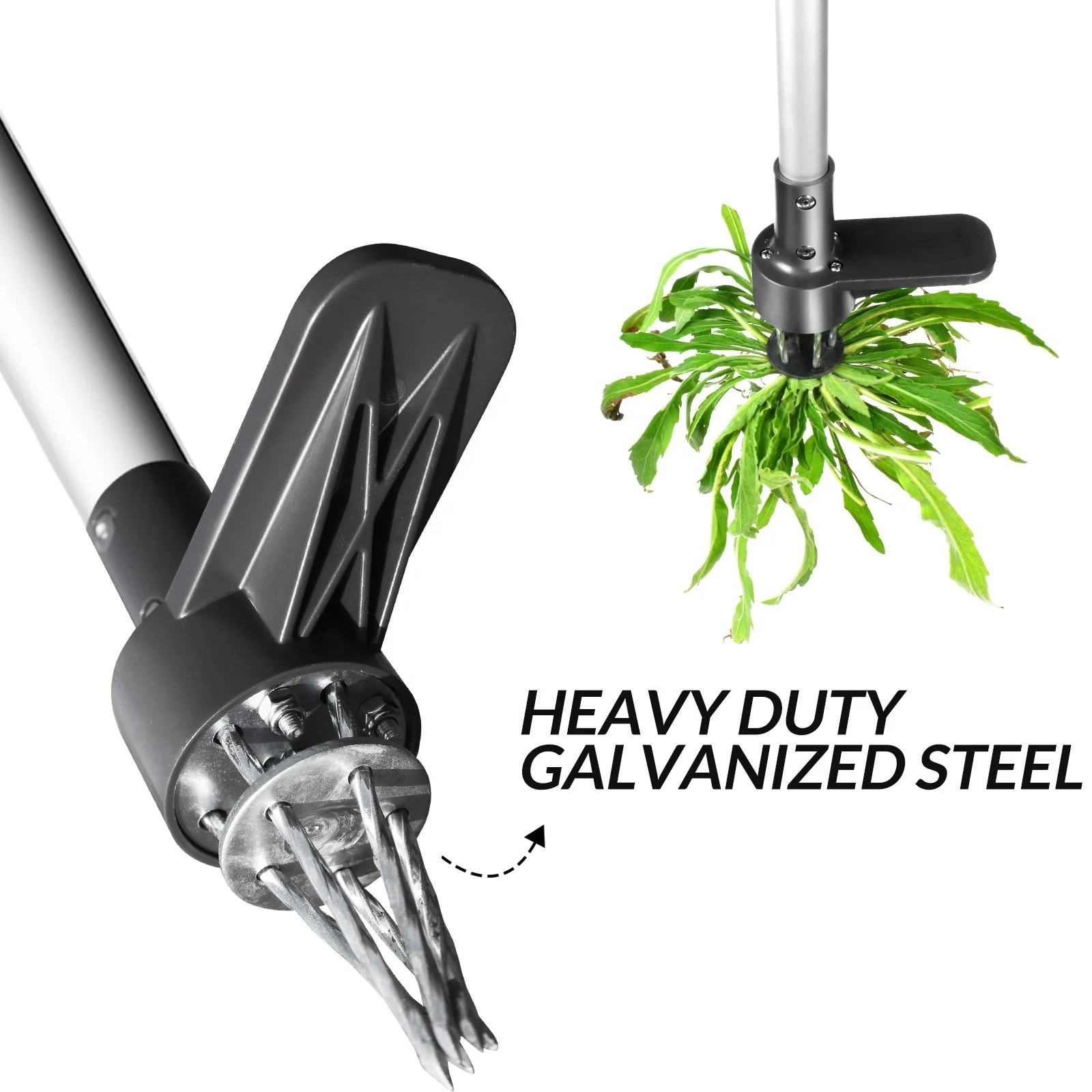 Durable Material Weed Picker Tool Remover With Long Handle Manual Hand Paddy Weeder Tool for Garden