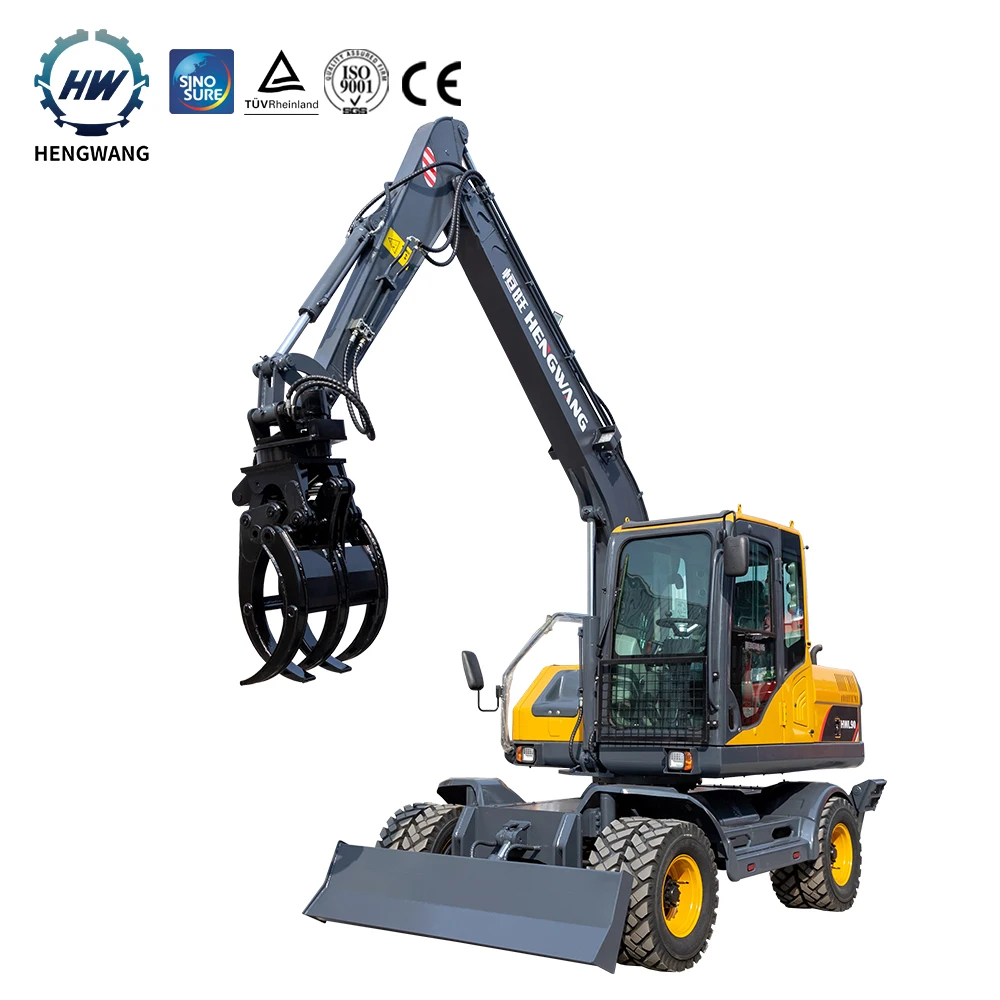 High Efficiency Power Wheels Excavators Small Versatile