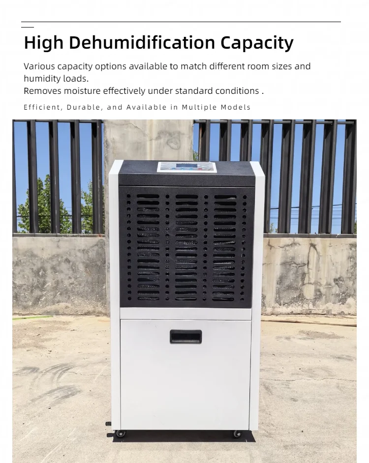 Industrial Dehumidifier, 158L/day, 2600W - detail 2